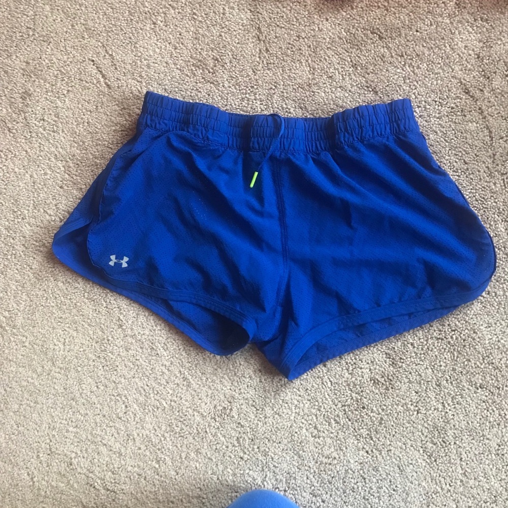 Royal blue under armour shorts